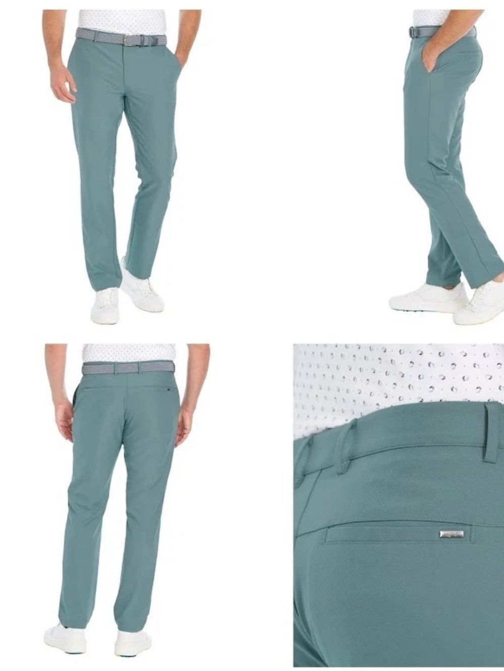 Greg Norman Collection Men's Golf Pants - Stretch Waistband